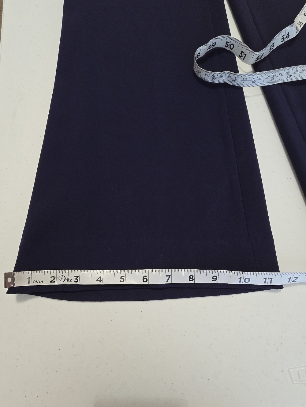 Diane Von Furstenberg Preston Wide Leg Crepe Pants Navy Women's 4 Wideleg Office - Picture 8 of 13